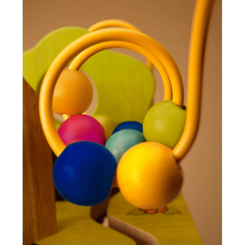 Zany Zoo Wooden Activity Cube for Toddlers – Multi-Activity Learning Toy, Ages 12 Months+