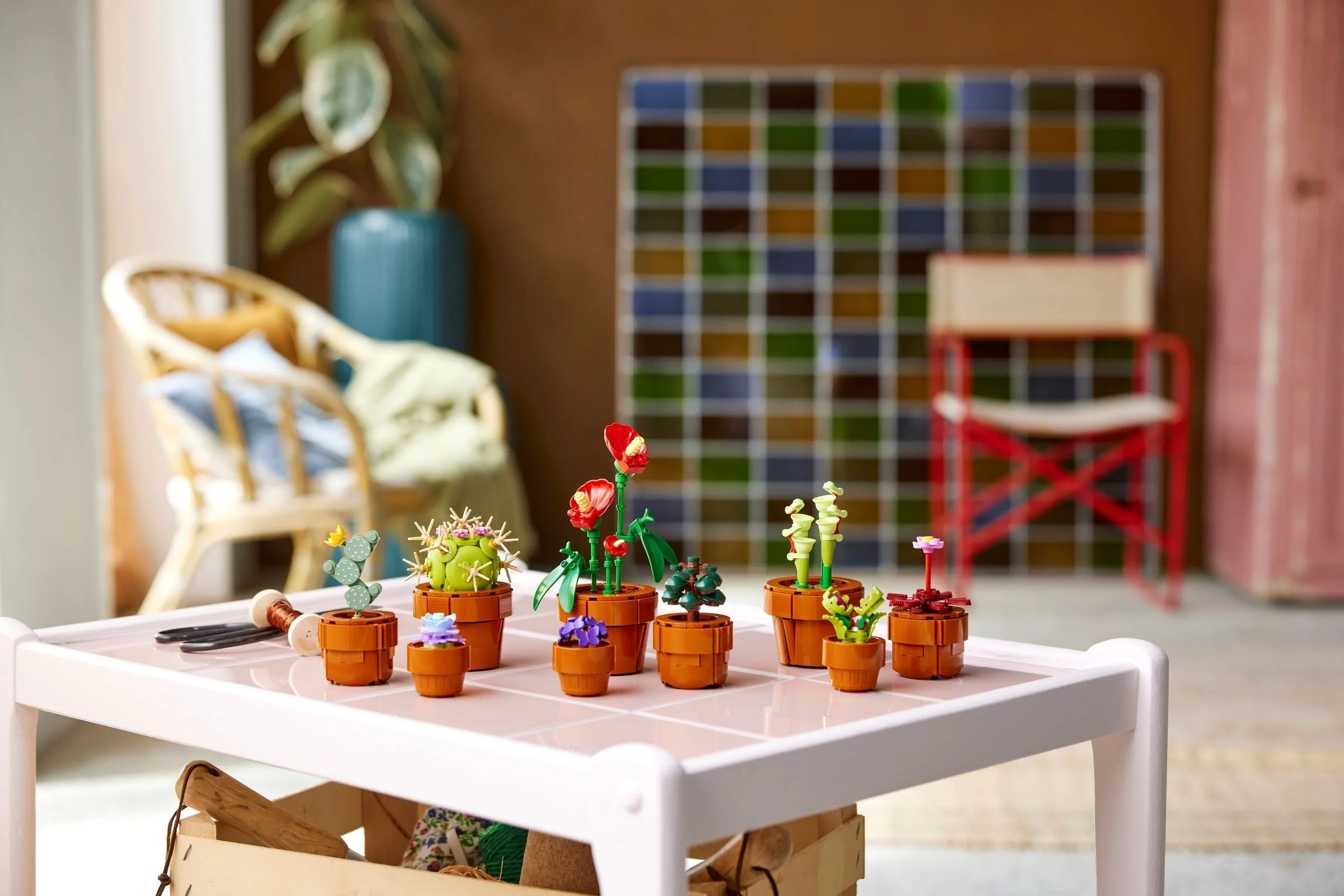 Building Block Tiny Plants Set – Mini Botanical Plant Models, 758 Pieces