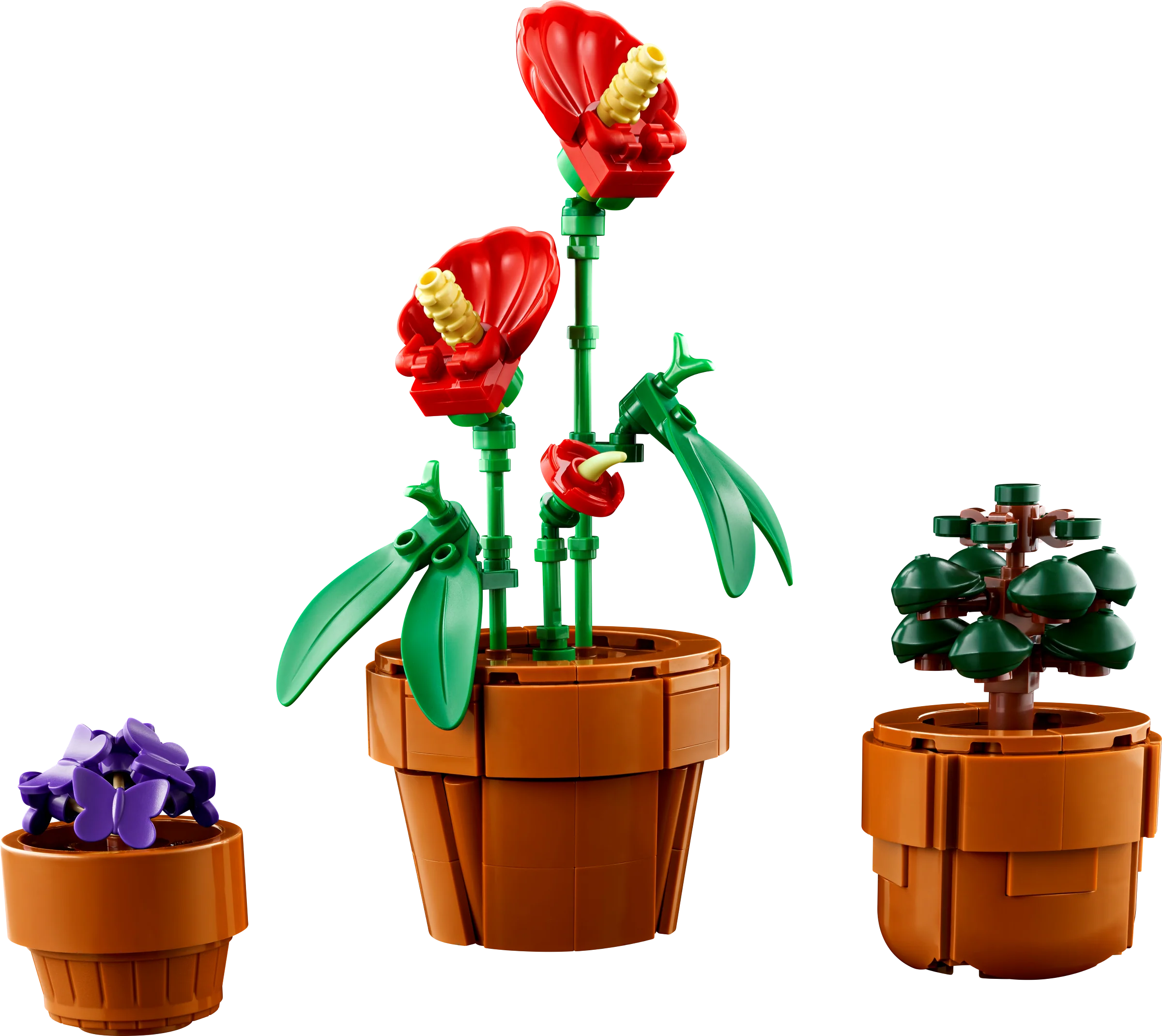 Building Block Tiny Plants Set – Mini Botanical Plant Models, 758 Pieces