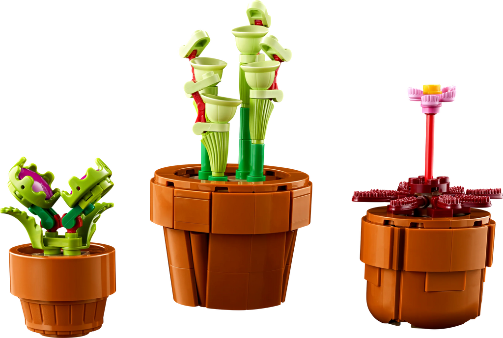 Building Block Tiny Plants Set – Mini Botanical Plant Models, 758 Pieces
